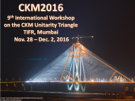 9th International Workshop on the CKM Unitarity Triangle